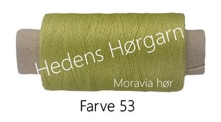 Moravia Hør 40/2 farve 53 Lime